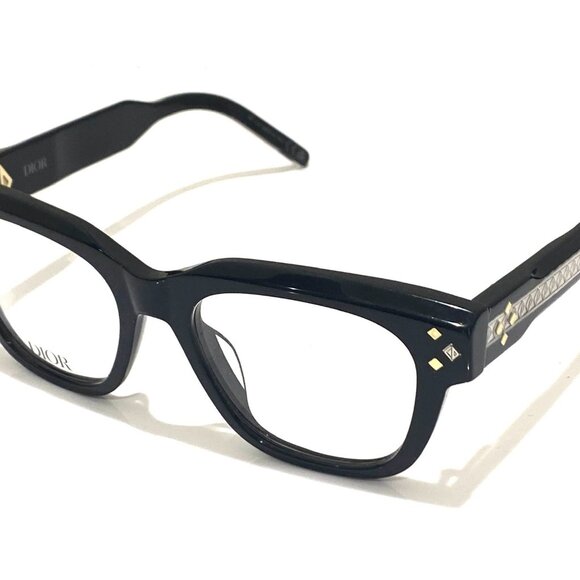 DIOR CD DiamondO S4I Black Rectangle Glasses Model: CD DiamondO S4I_1000 - Picture 2 of 8